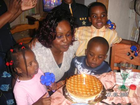 Maman le jour de mon anniv